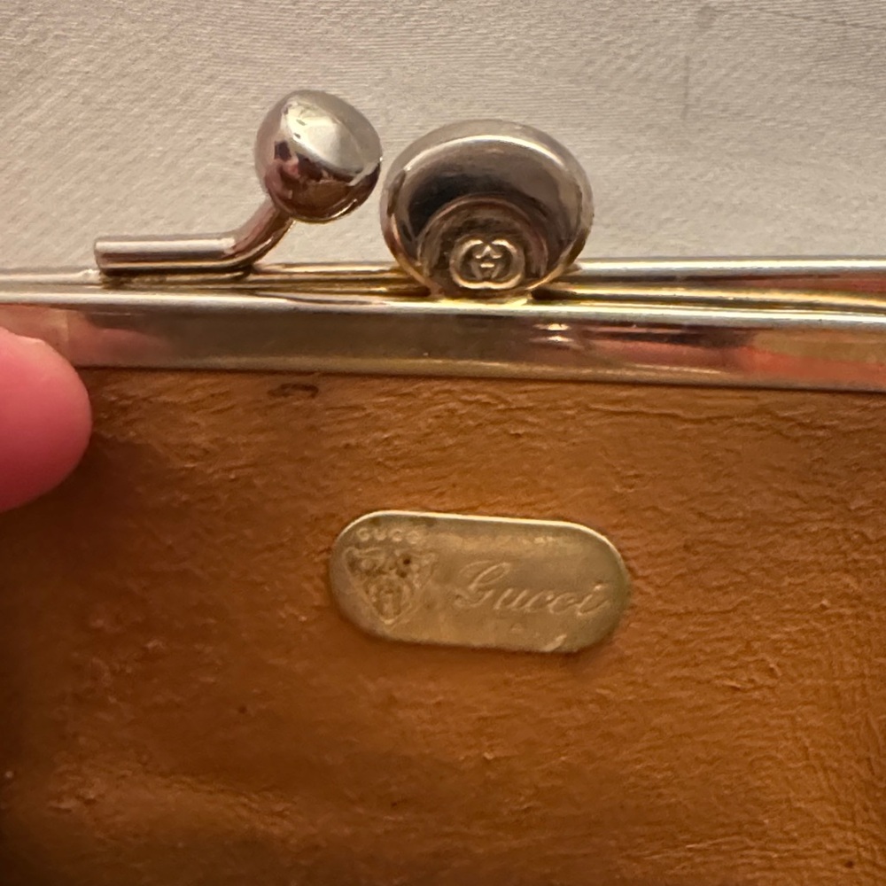 Gucci Vintage GG logo kisslock change purse - Picture 9 of 9